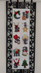 Christmas flag or table runner 4x4 5x7 6x10 8x12 - Sweet Pea