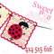 Lady Bug Bunting Add On 4x4 5x5 6x6 - Sweet Pea