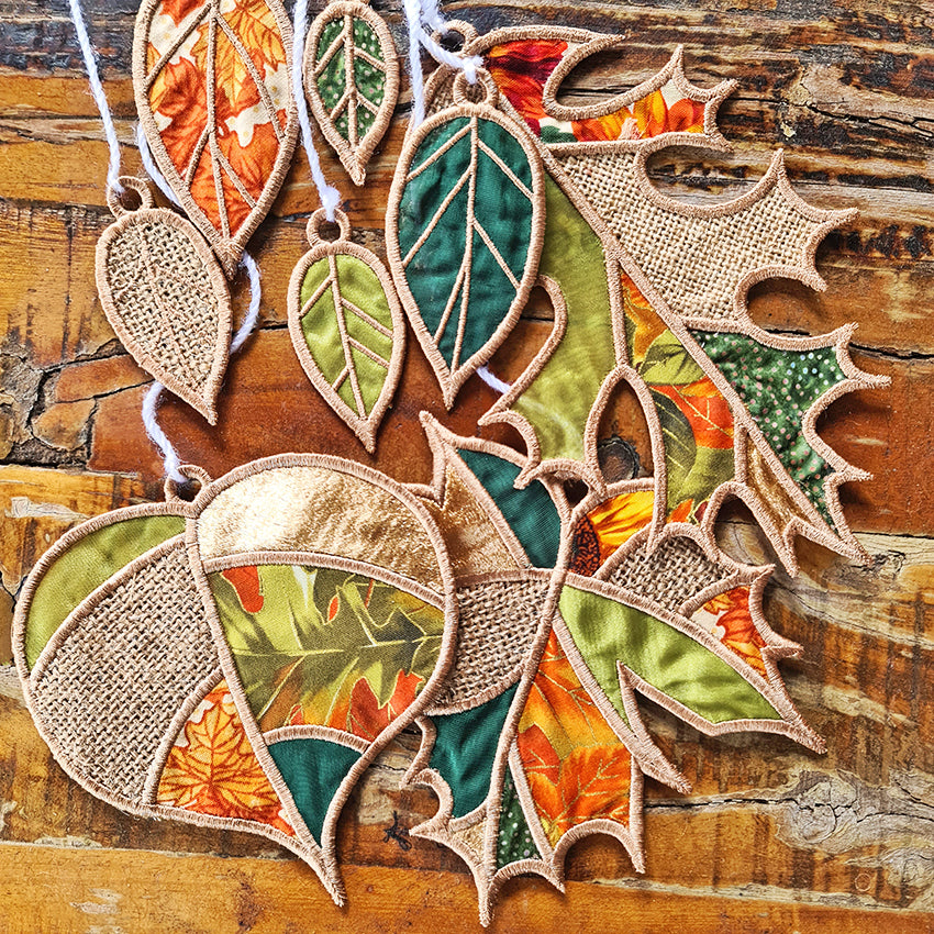 Autumn Leaves Hanger 5x7 6x10 - Sweet Pea Australia In the hoop machine embroidery designs. in the hoop project, in the hoop embroidery designs, craft in the hoop project, diy in the hoop project, diy craft in the hoop project, in the hoop embroidery patterns, design in the hoop patterns, embroidery designs for in the hoop embroidery projects, best in the hoop machine embroidery designs perfect for all hoops and embroidery machines