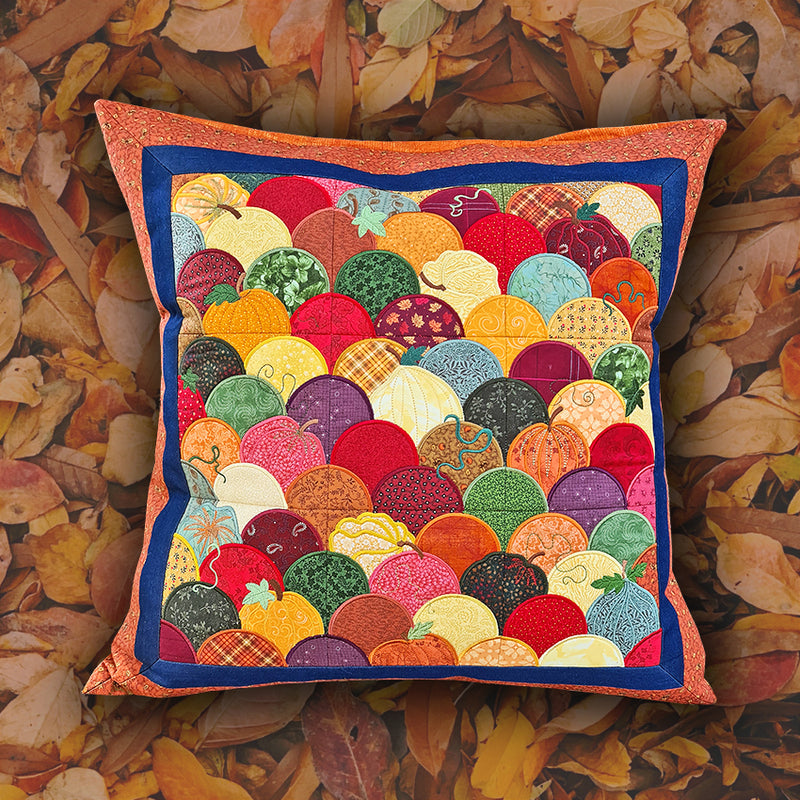 Pumpkin Patch Cushion 4x4 5x5 6x6 7x7 8x8 | Sweet Pea.
