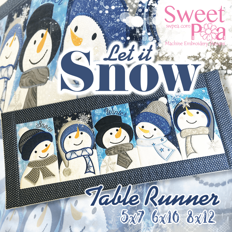 Winters Snowman with Cardinals - Fits into a 4x4 & 5x7 hoop - Instant  Downloadable Machine Embroidery - Light Fill Stitch