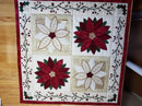 Poinsettia Blocks/Quilt 4x4 5x5 6x6 7x7 - Sweet Pea In The Hoop Machine Embroidery Design