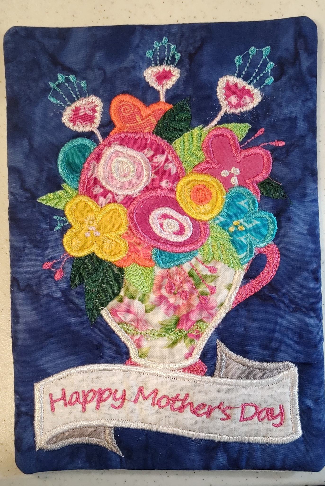 Happy Mother's Day mugrug 5x7 6x10 7x12 9.5x14 - Sweet Pea Australia In the hoop machine embroidery designs. in the hoop project, in the hoop embroidery designs, craft in the hoop project, diy in the hoop project, diy craft in the hoop project, in the hoop embroidery patterns, design in the hoop patterns, embroidery designs for in the hoop embroidery projects, best in the hoop machine embroidery designs perfect for all hoops and embroidery machines