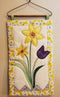 Spring Daffodil Mug Rug 5x7 6x10 7x12 - Sweet Pea