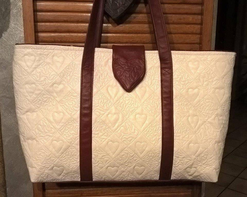 Quilted Diamonds Bag 5x7 6x10 7x12 - Sweet Pea