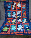 Space Quilt 5x7 6x10 - Sweet Pea