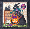 BOW Halloween Haunted House Quilt - Block 7 - Sweet Pea In The Hoop Machine Embroidery Design hoop machine embroidery designs, embroidery patterns, embroidery set, embroidery appliqué, hoop embroidery designs, small hoop designs, the best in the hoop machine embroidery designs, the best in the hoop sewing and embroidery designs