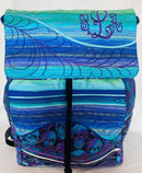 Freeform Quilted Backpack 5x7 6x10 - Sweet Pea