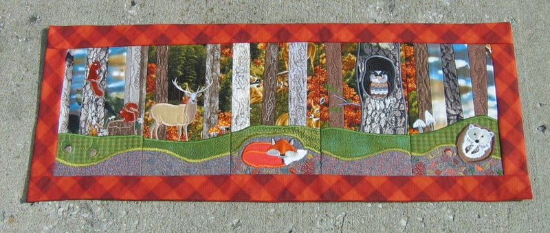 Fall Forest Table Runner 5x7 6x10 8x12 - Sweet Pea