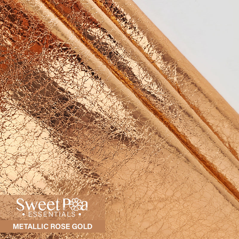 Perfect Pro™ Faux Leather - Metallic Rose Gold 0.7mm | Sweet Pea.