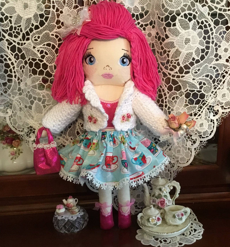 Daisy doll stuffie/stuffed toy 5x7 6x10 - Sweet Pea
