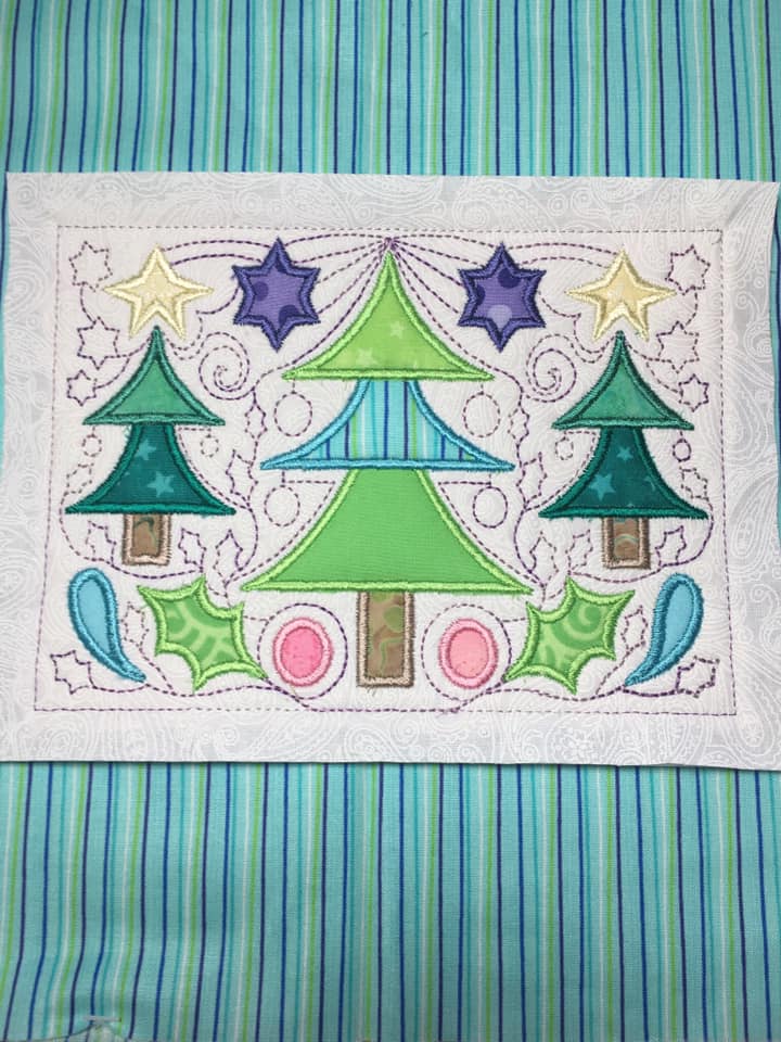 BOW Christmas Wonder Mystery Quilt Block 2 - Sweet Pea Australia In the hoop machine embroidery designs. in the hoop project, in the hoop embroidery designs, craft in the hoop project, diy in the hoop project, diy craft in the hoop project, in the hoop embroidery patterns, design in the hoop patterns, embroidery designs for in the hoop embroidery projects, best in the hoop machine embroidery designs perfect for all hoops and embroidery machines