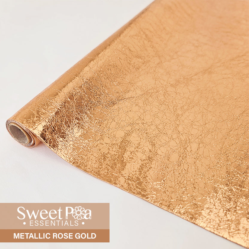 Perfect Pro™ Faux Leather - Metallic Rose Gold 0.7mm | Sweet Pea.