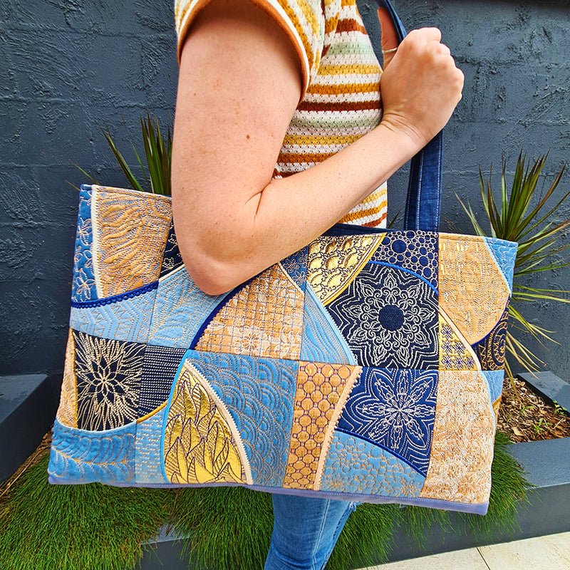 Ravelry: Sally's Patchwork Bag pattern by Angela Ader