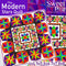 Modern Stars Quilt 4x4 5x5 6x6 7x7 8x8 - Sweet Pea