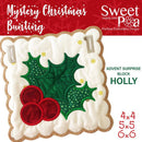 Mystery Christmas Bunting Day 10 Block - Sweet Pea