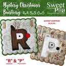 Mystery Christmas Bunting Day 3 Blocks - Sweet Pea