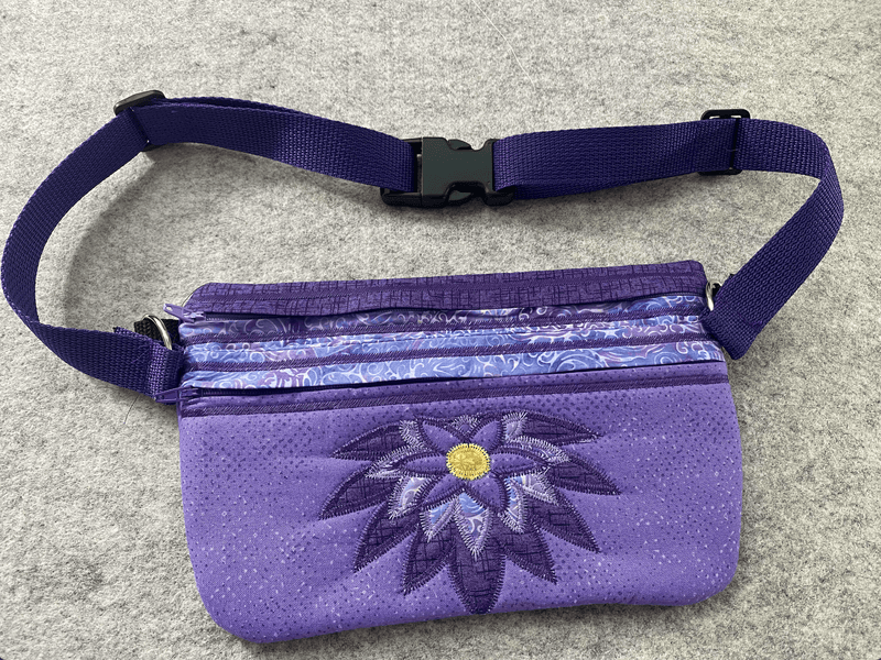 Hand-Painted Daisy Flower Wallet