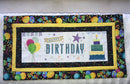 Happy Birthday Table Runner 5x7 6x10 8x12 - Sweet Pea