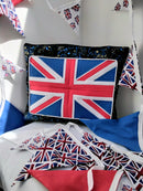 Union Jack Cushion 5x7 6x10 7x12 - Sweet Pea In The Hoop Machine Embroidery Design