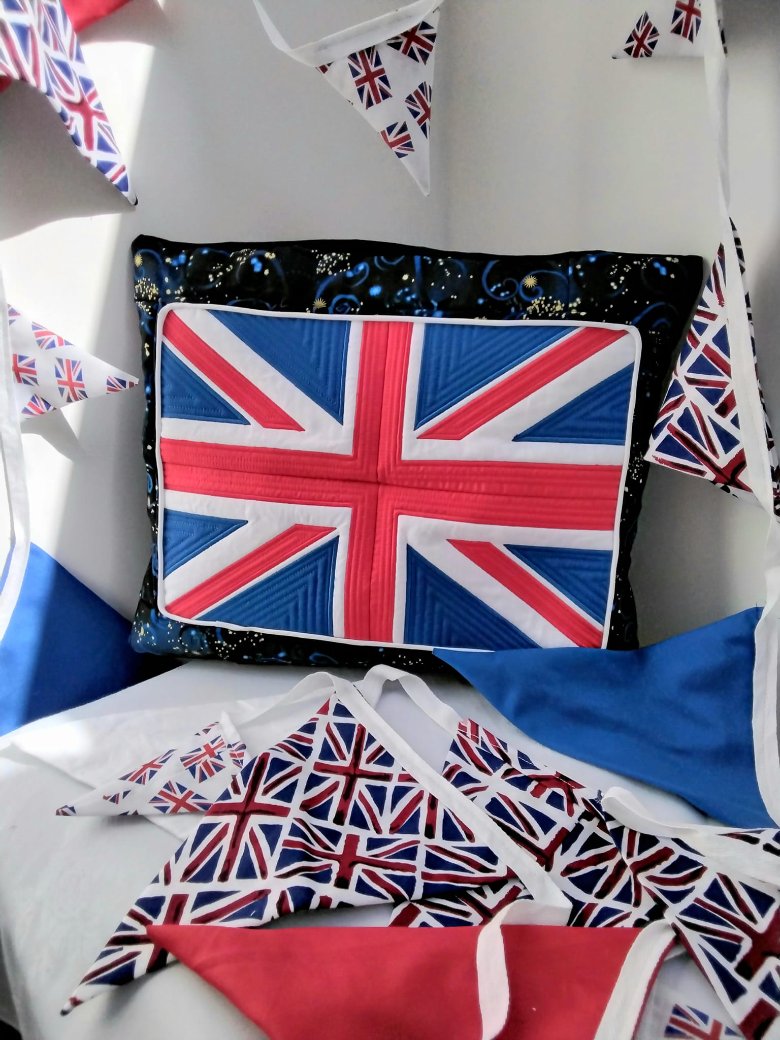 Union Jack Cushion 5x7 6x10 7x12