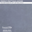 Perfect Pro™ Faux Leather - Natural Grain Periwinkle Blue 1.0mm | Sweet Pea.