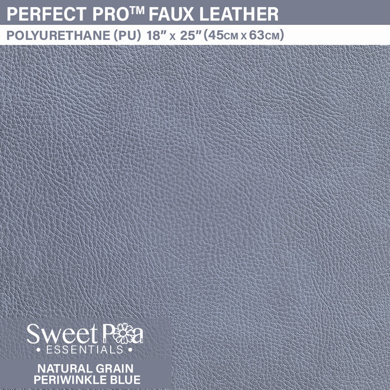 PVC FABRIC FAUX LEATHER Soft Feel Textured Leatherette Vinyl Material 2  Colours