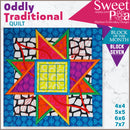 Oddly Traditional Quilt BOM Sew Along Quilt Block 7 | Sweet Pea.