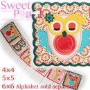 Owl Bunting Add on 4x4 5x5 6x6 - Sweet Pea