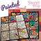 Painted Thread Wall Hanging Colouring in 5x5 6x6 7x7 - Sweet Pea