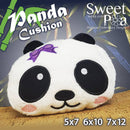 Panda Cushion or Pillow 5x7 6x10 7x12 - Sweet Pea