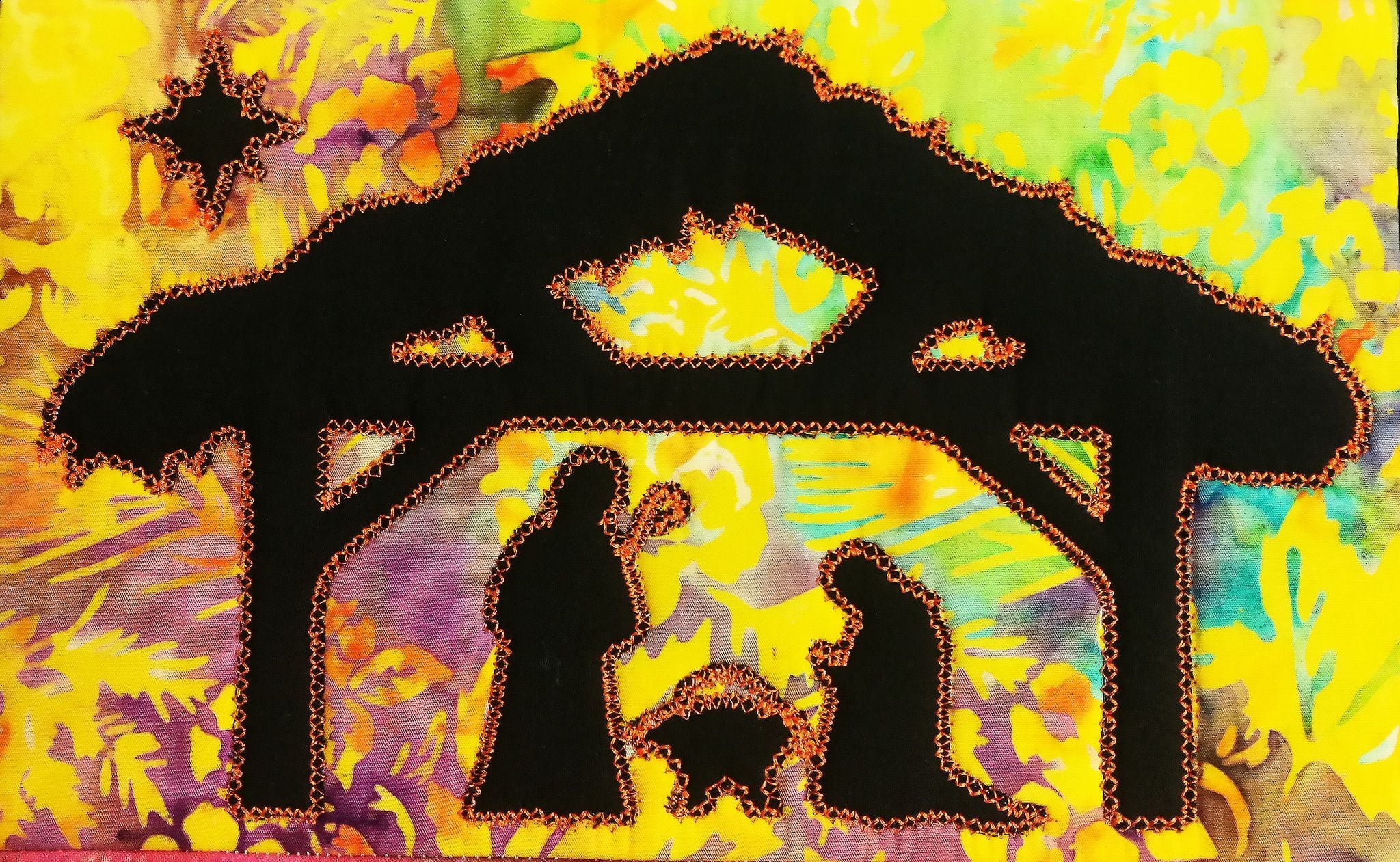 Nativity Silhouette Table Runner or Wall Hanging 6x10 7x12 9.5x14 - Sweet Pea Australia In the hoop machine embroidery designs. in the hoop project, in the hoop embroidery designs, craft in the hoop project, diy in the hoop project, diy craft in the hoop project, in the hoop embroidery patterns, design in the hoop patterns, embroidery designs for in the hoop embroidery projects, best in the hoop machine embroidery designs perfect for all hoops and embroidery machines