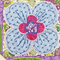 Pansy Blocks and Runner 4x4 5x5 6x6 7x7 - Sweet Pea In The Hoop Machine Embroidery Design