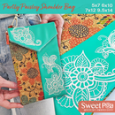 Partly Paisley Shoulder Bag 5x7 6x10 7x12 9.5x14 - Sweet Pea In The Hoop Machine Embroidery Design