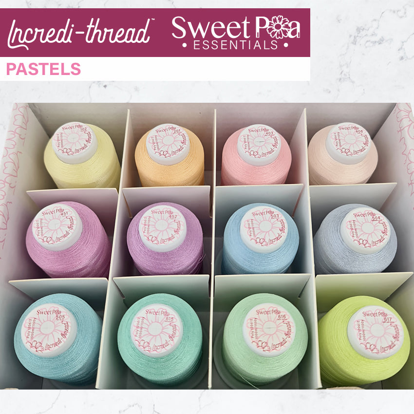 Incredi-thread™ 1000M/1100YDS 12 Pack - Pastels | Sweet Pea.