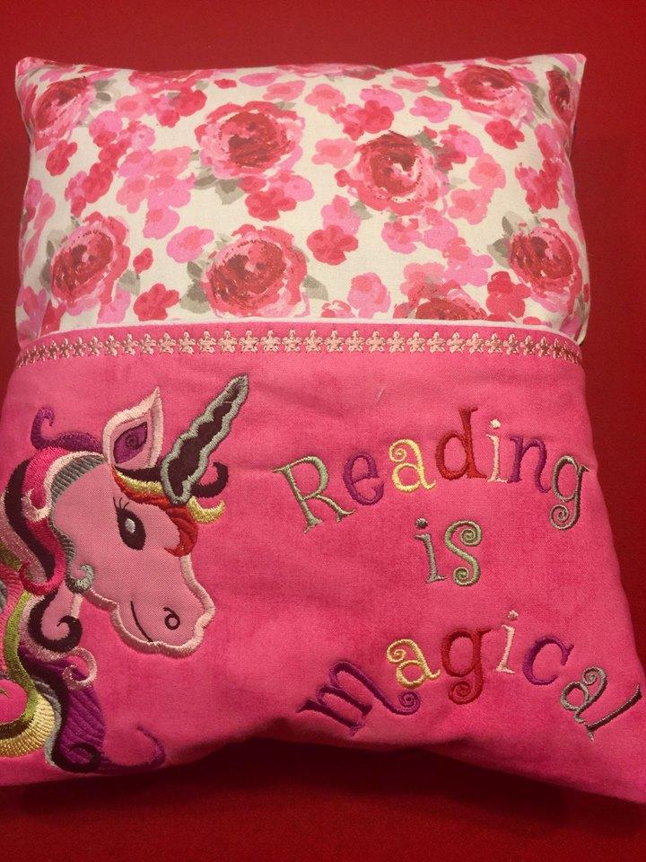 Horse / Unicorn Reading Pillow 5x7 6x10 8x12 - Sweet Pea Australia In the hoop machine embroidery designs. in the hoop project, in the hoop embroidery designs, craft in the hoop project, diy in the hoop project, diy craft in the hoop project, in the hoop embroidery patterns, design in the hoop patterns, embroidery designs for in the hoop embroidery projects, best in the hoop machine embroidery designs perfect for all hoops and embroidery machines