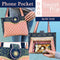 Phone Pocket Bag 6x10 7x12 - Sweet Pea