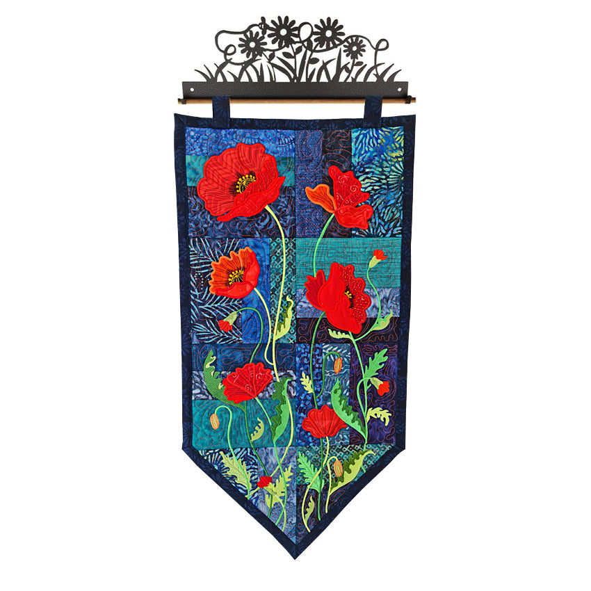 Poppy Garden Flag 4x4 5x5 6x6 7x7 - Sweet Pea Australia In the hoop machine embroidery designs. in the hoop project, in the hoop embroidery designs, craft in the hoop project, diy in the hoop project, diy craft in the hoop project, in the hoop embroidery patterns, design in the hoop patterns, embroidery designs for in the hoop embroidery projects, best in the hoop machine embroidery designs perfect for all hoops and embroidery machines