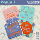Positivity Coaster Set 4x4 5x5 6x6 7x7 - Sweet Pea