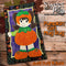 Pumpkin Girl Mugrug 6x10 7x12 9.5x14 - Sweet Pea