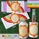 Rainbow Bottle Wrap 5x7 6x10 - Sweet Pea