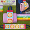 Rainbow Picnic Blanket and Carry Wrap 4x4 5x5 6x6 7x7 8x8 - Sweet Pea