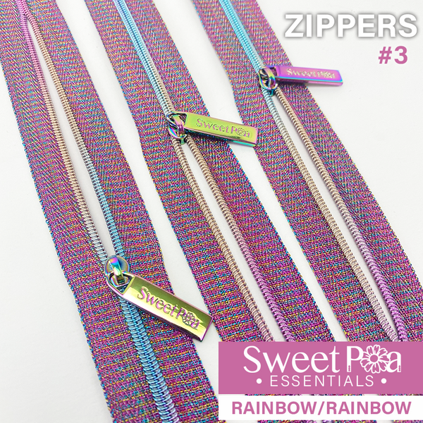 Sweet Pea #3 Zippers - RAINBOW/RAINBOW | Sweet Pea.