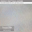 Perfect Pro™ Faux Leather - Reptile White 0.8mm | Sweet Pea.