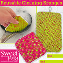 Christmas Candy Canes Reusable Kitchen Sponges- Perfect for cleaning d –  Sew Much Minky and More