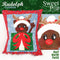 Rudolph Christmas Cushion 5x7 6x10 7x12 - Sweet Pea