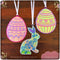 Mylar Easter Decorations 4x4 5x7 - Sweet Pea