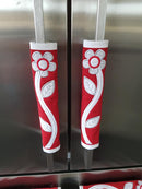 Flower fridge handle wrap 5x7 - Sweet Pea