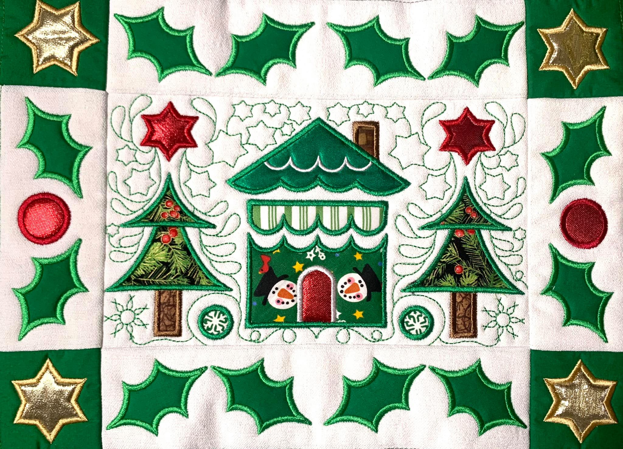 BOW Christmas Wonder Mystery Quilt Block 9 - Sweet Pea Australia In the hoop machine embroidery designs. in the hoop project, in the hoop embroidery designs, craft in the hoop project, diy in the hoop project, diy craft in the hoop project, in the hoop embroidery patterns, design in the hoop patterns, embroidery designs for in the hoop embroidery projects, best in the hoop machine embroidery designs perfect for all hoops and embroidery machines