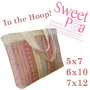 Sampler Tote Bag 5x7 6x10 and 7x12 - Sweet Pea